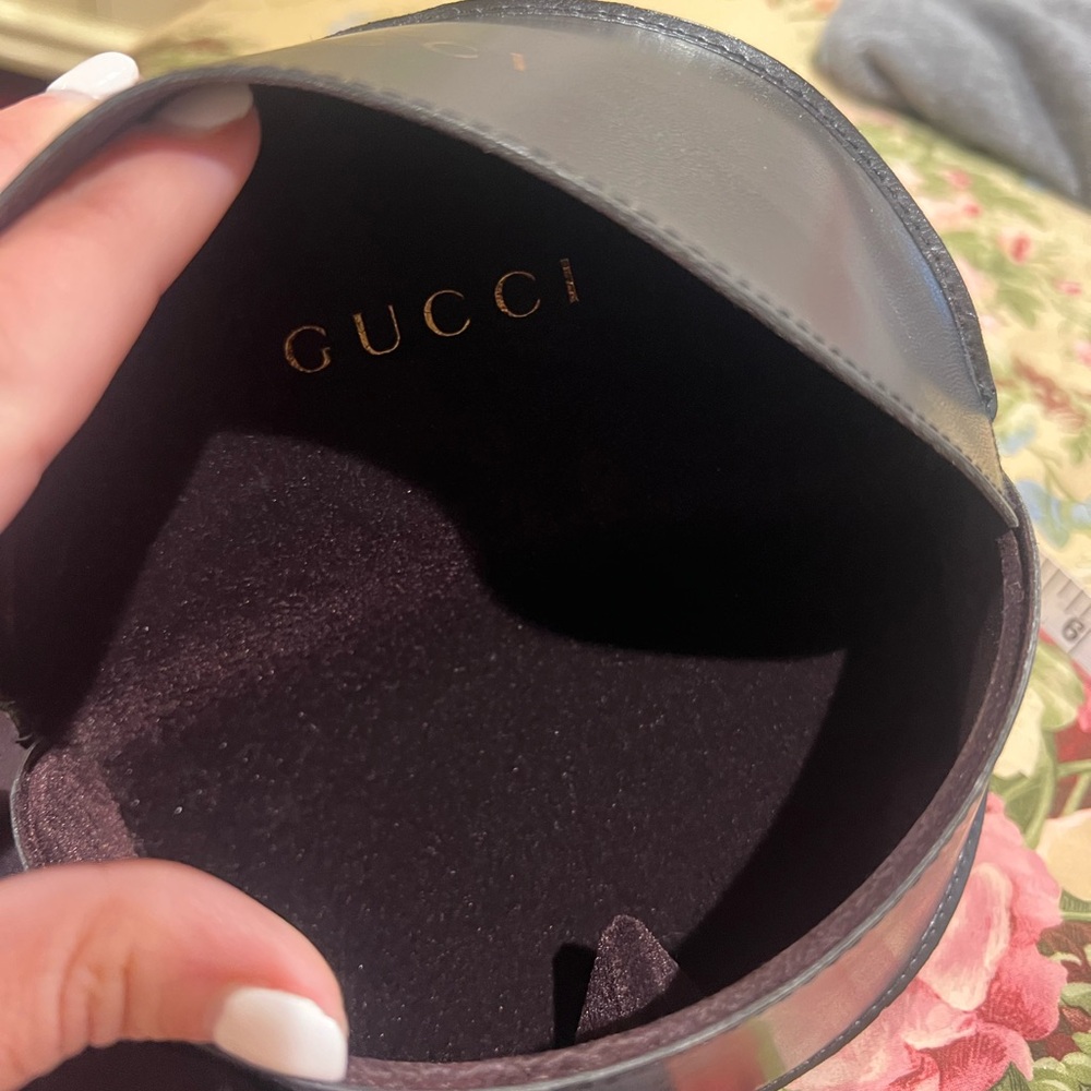 Gucci Authentic Brown Sunglass eyeglasses Case with Cloth Only host pick - Picture 4 of 13